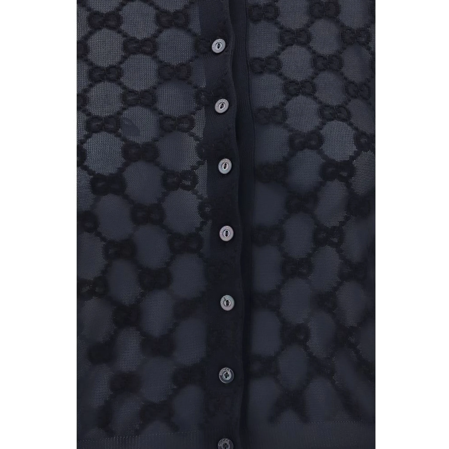 Black Viscose Cardigan