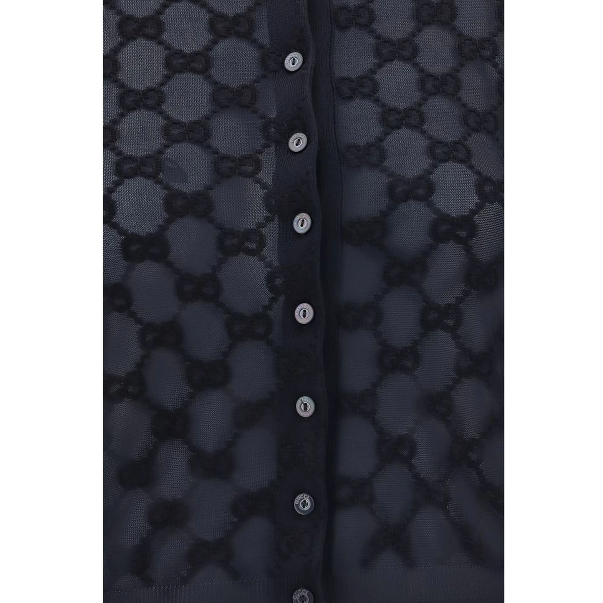 Black Viscose Cardigan