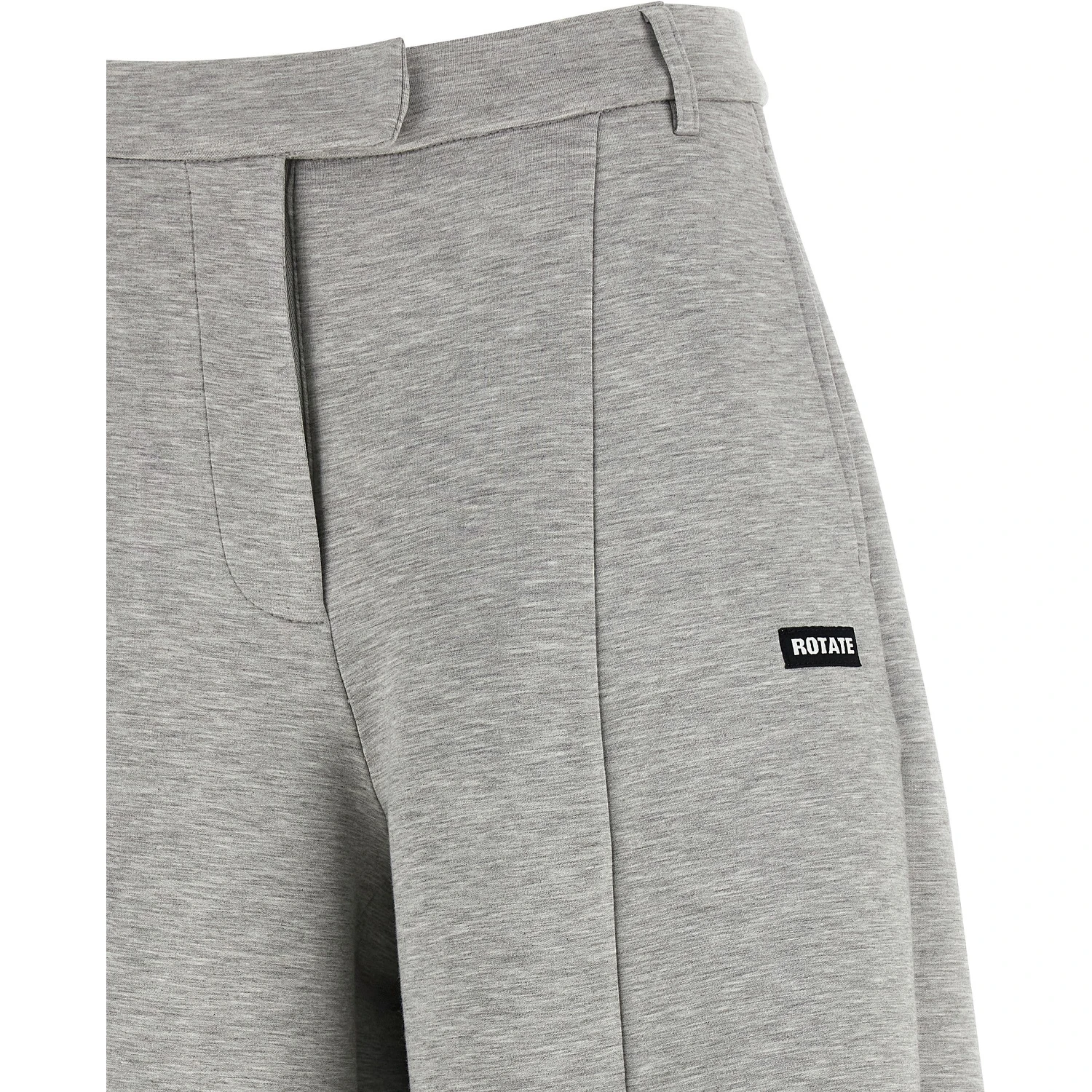 Gray Viscose Cargo Pants