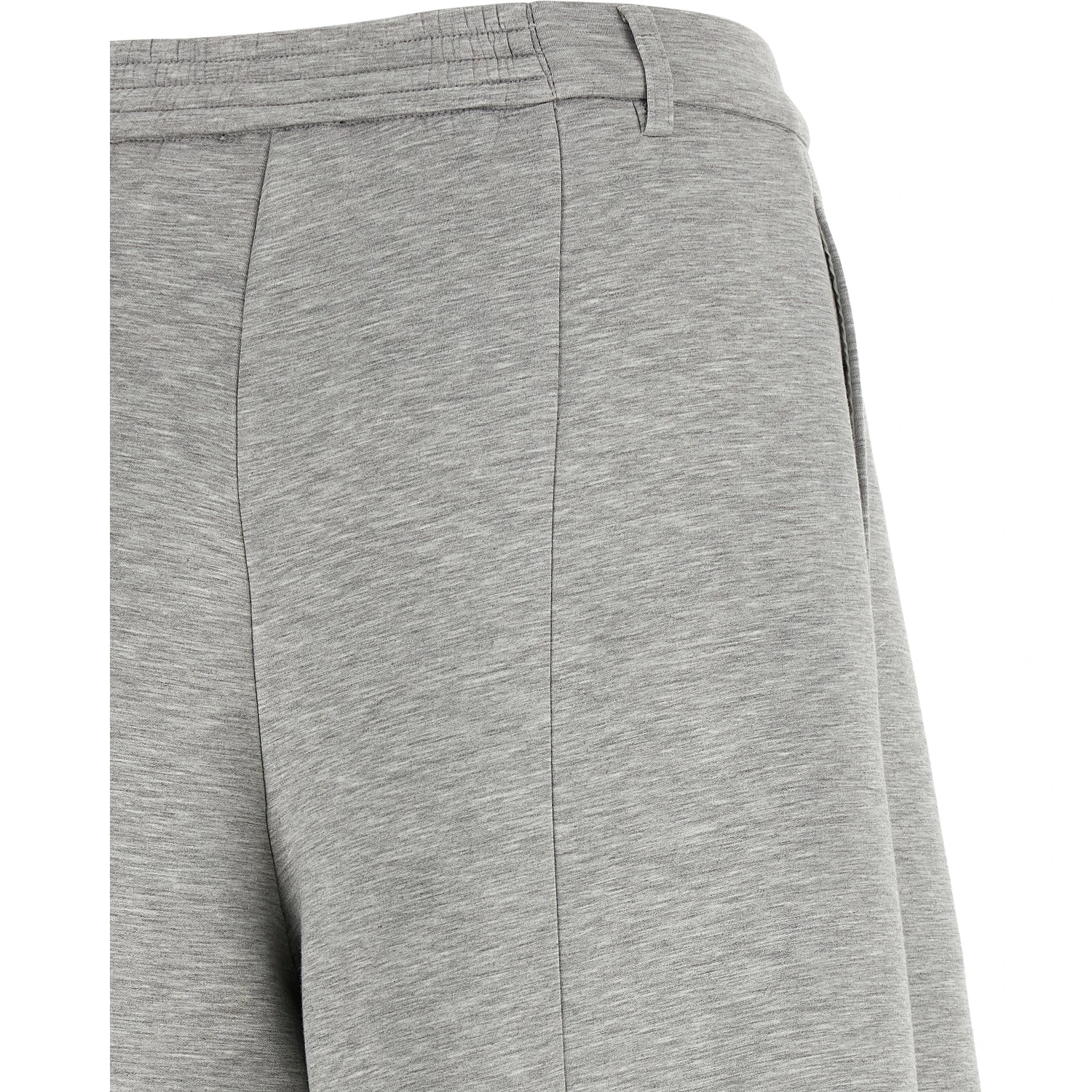 Gray Viscose Cargo Pants