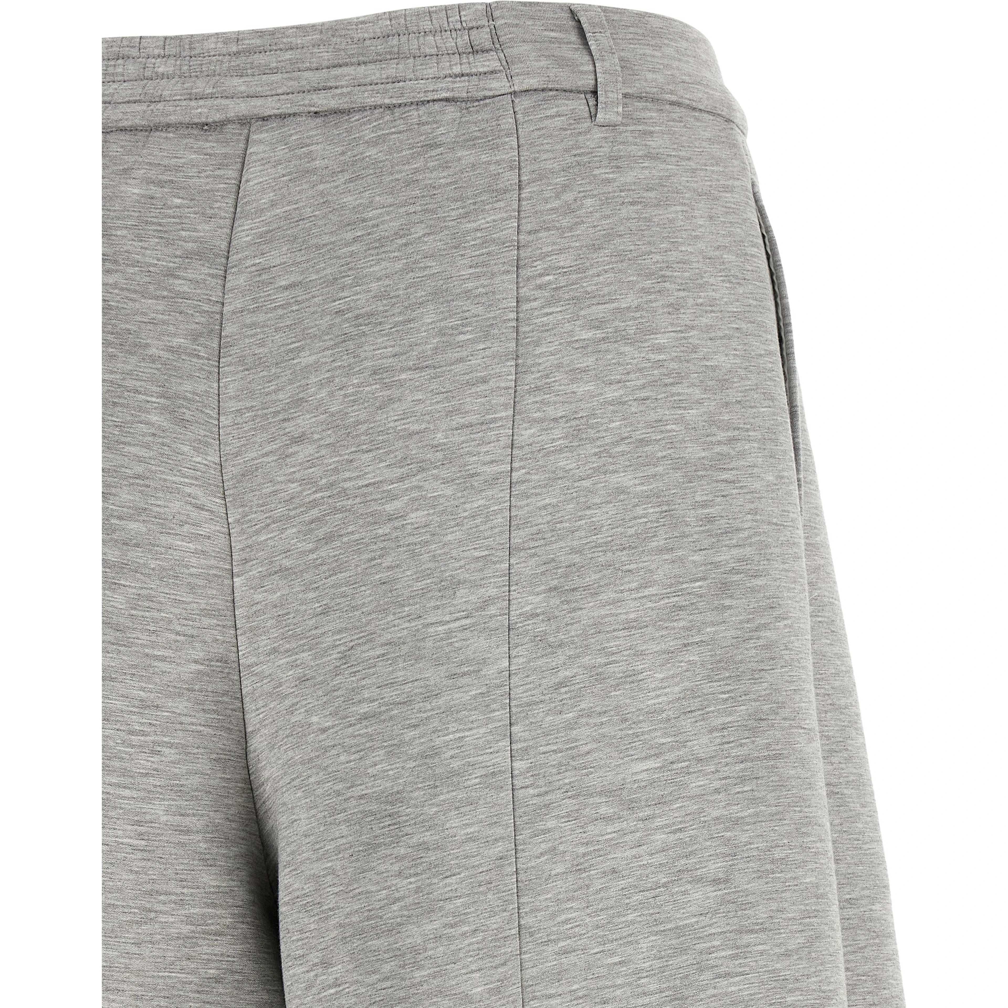 Gray Viscose Cargo Pants