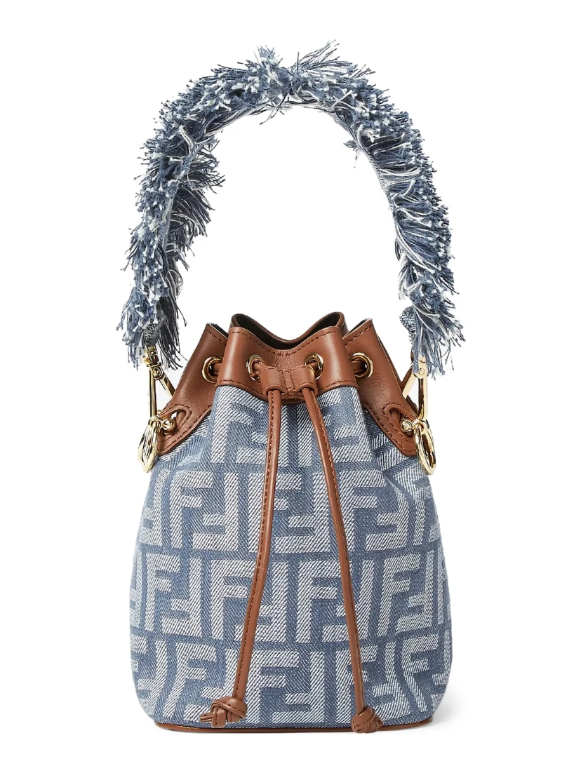 "MON TRESOR" BAG IN JACQUARD FF
