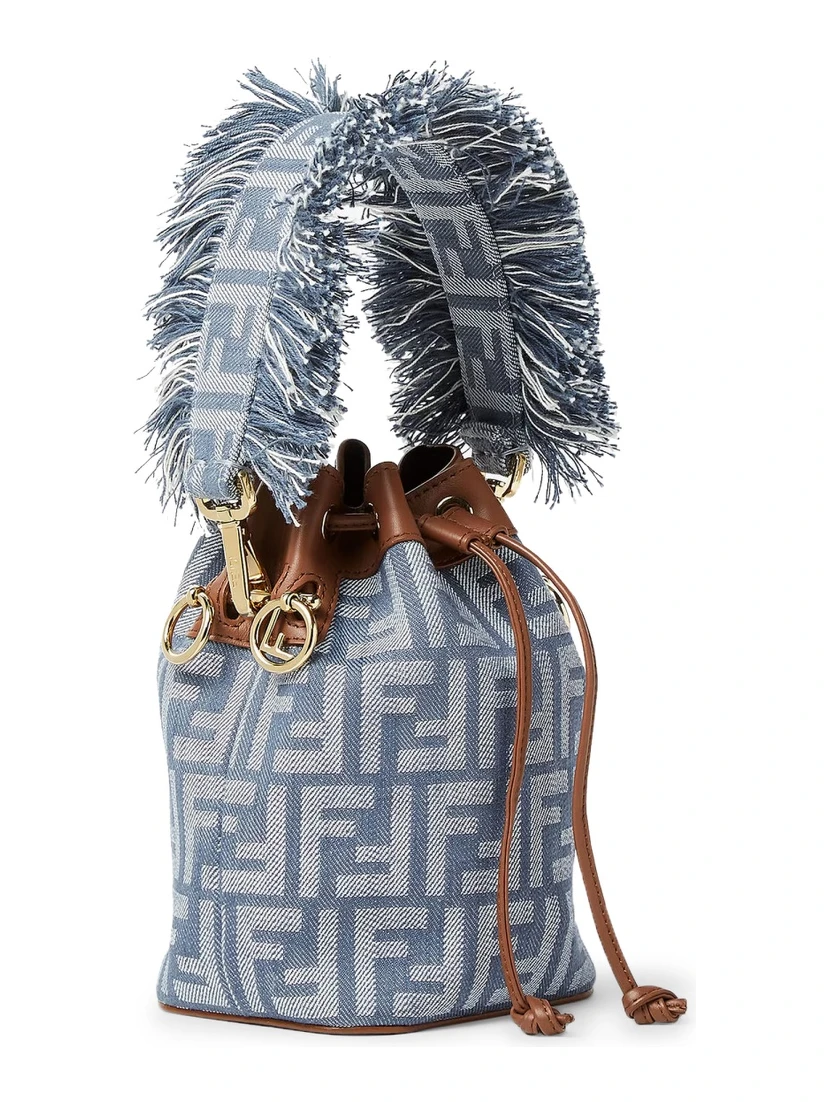 "MON TRESOR" BAG IN JACQUARD FF