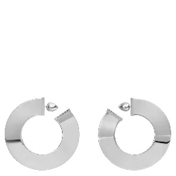 "Blade" rounded earrings