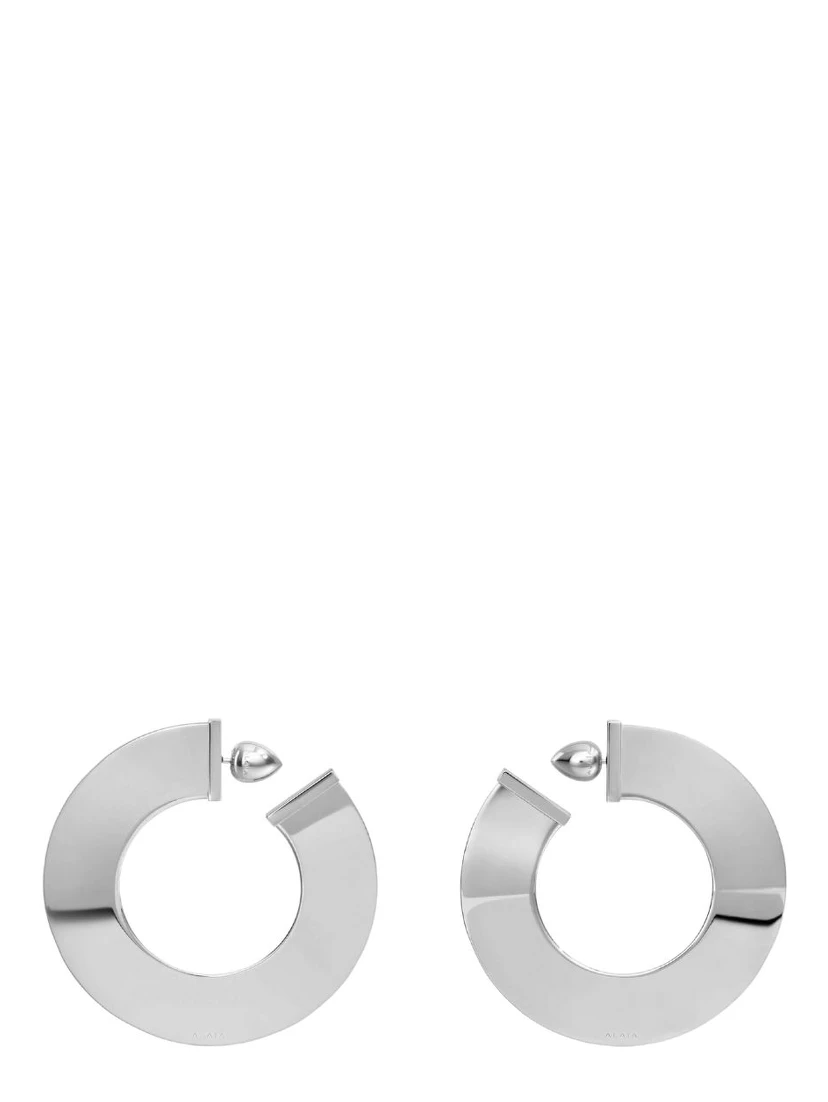 "Blade" rounded earrings
