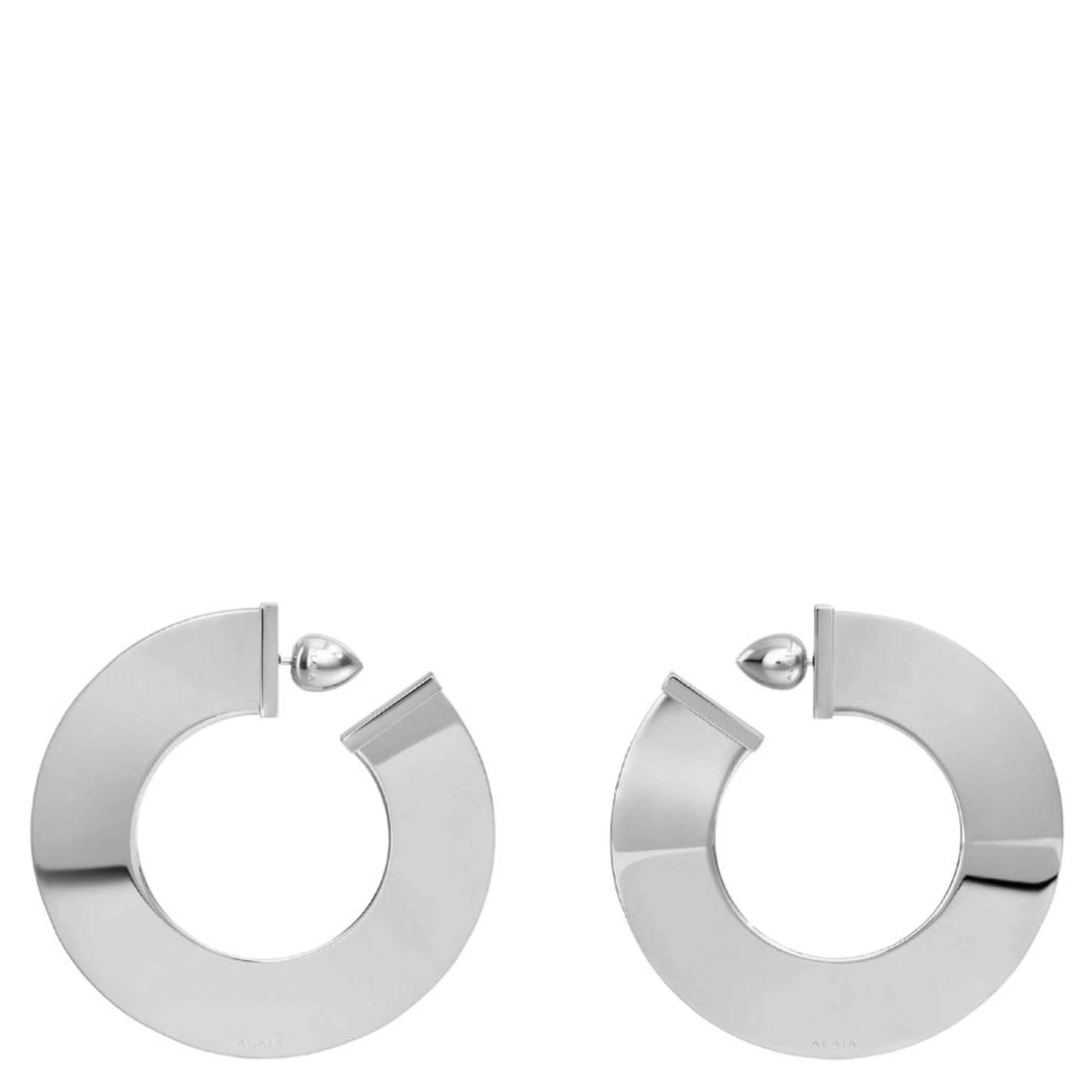 "Blade" rounded earrings