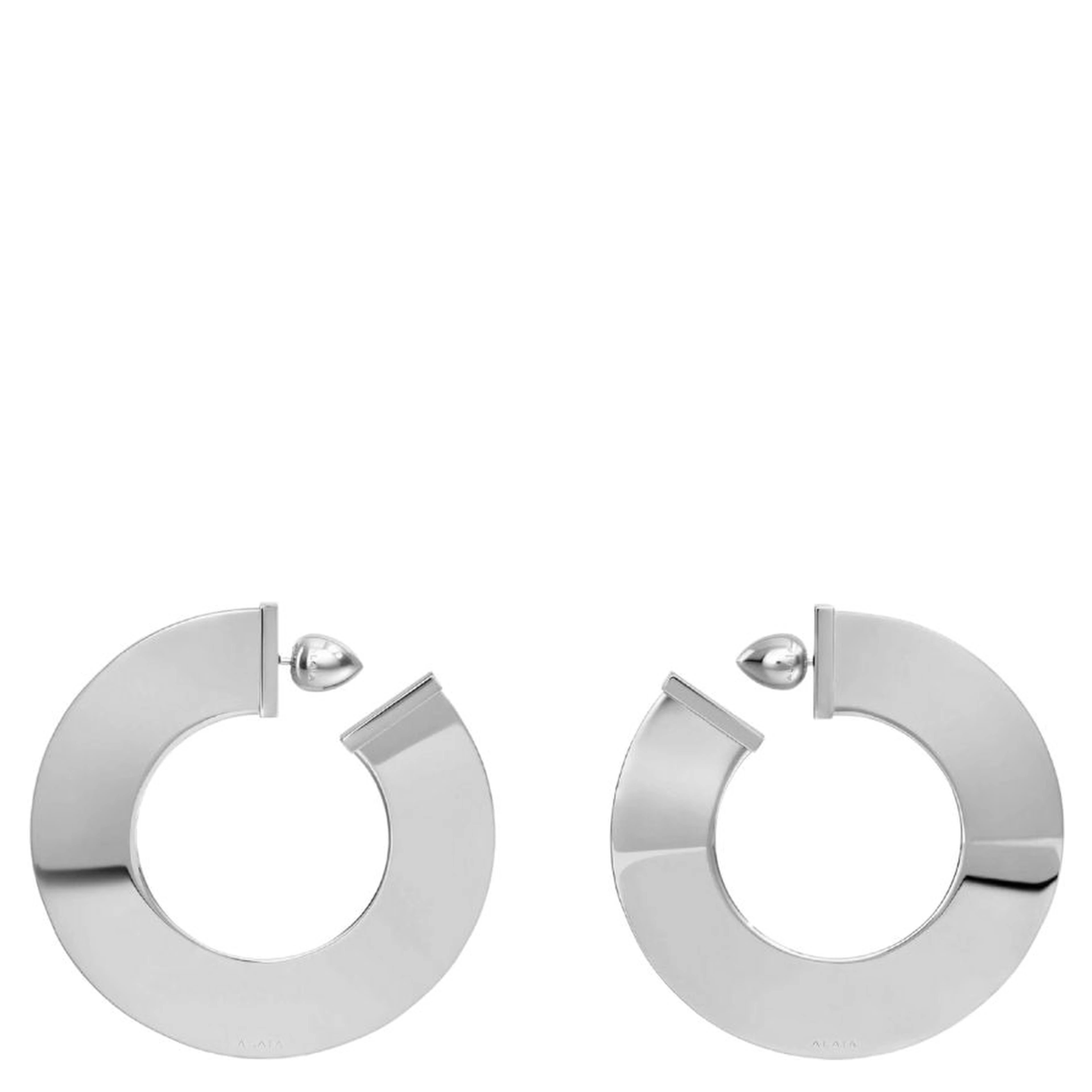 "Blade" rounded earrings