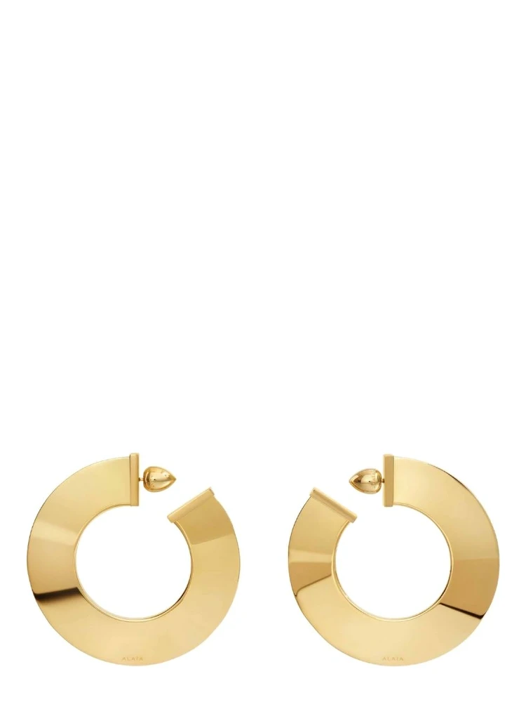 "Blade" rounded earrings