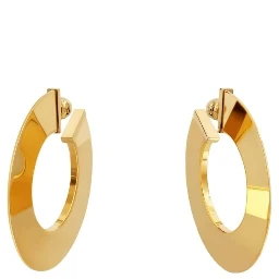 "Blade" rounded earrings