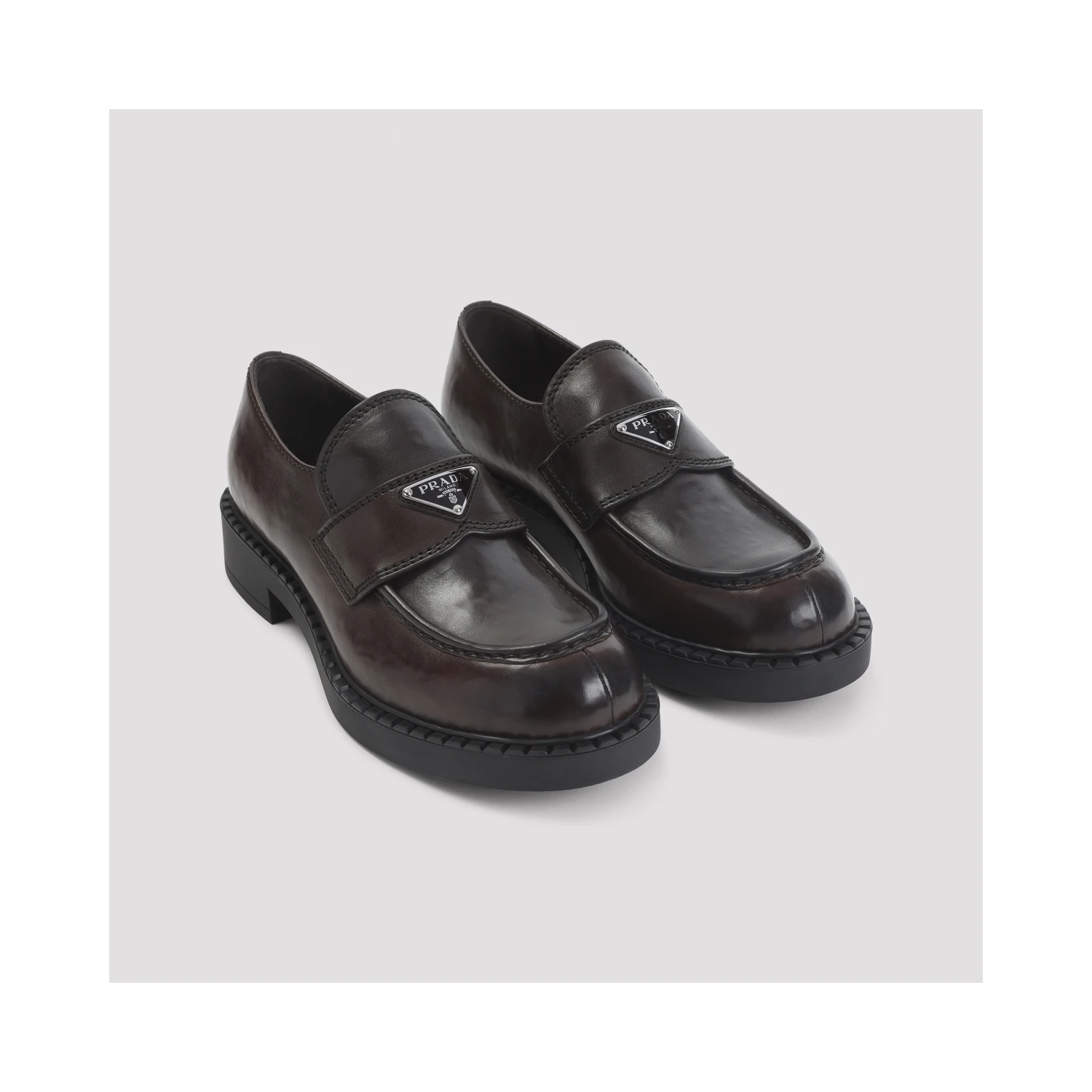 Prada Chocolate Loafers