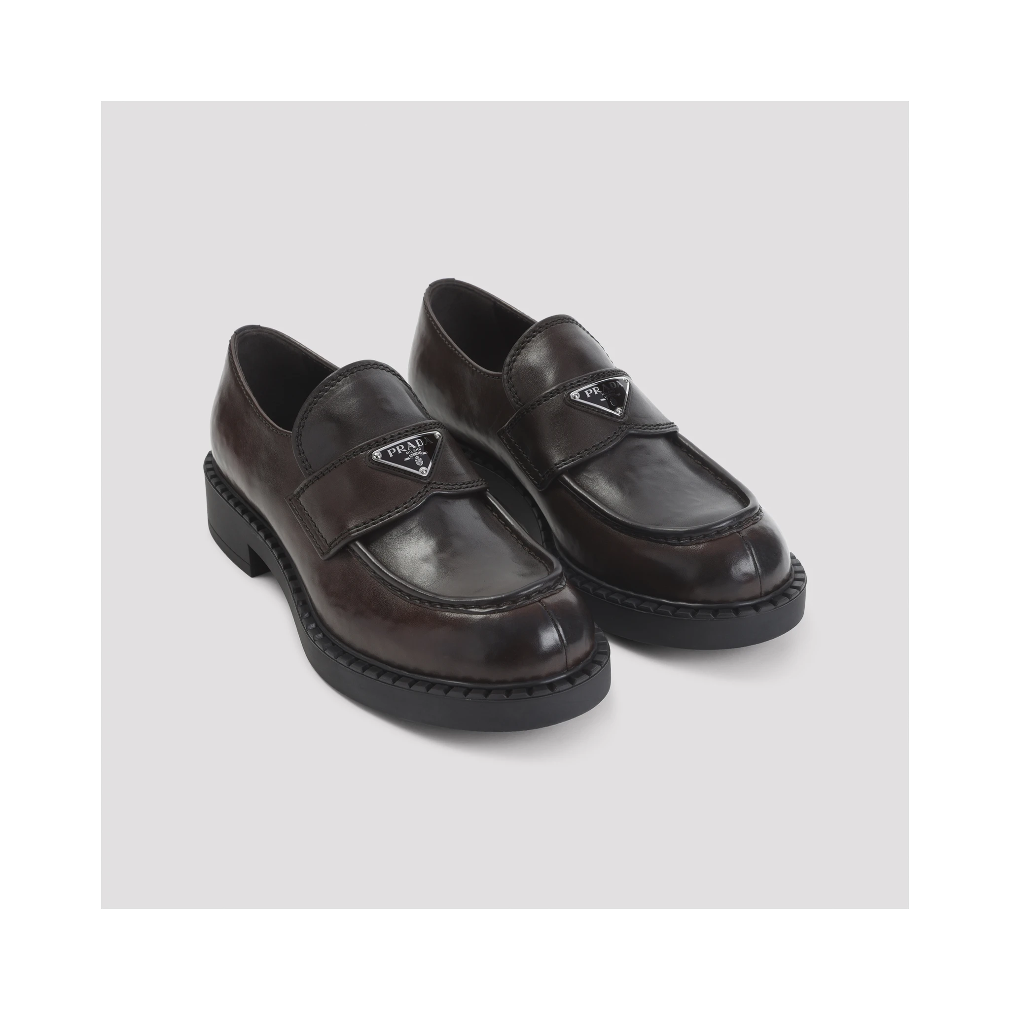 Prada Chocolate Loafers
