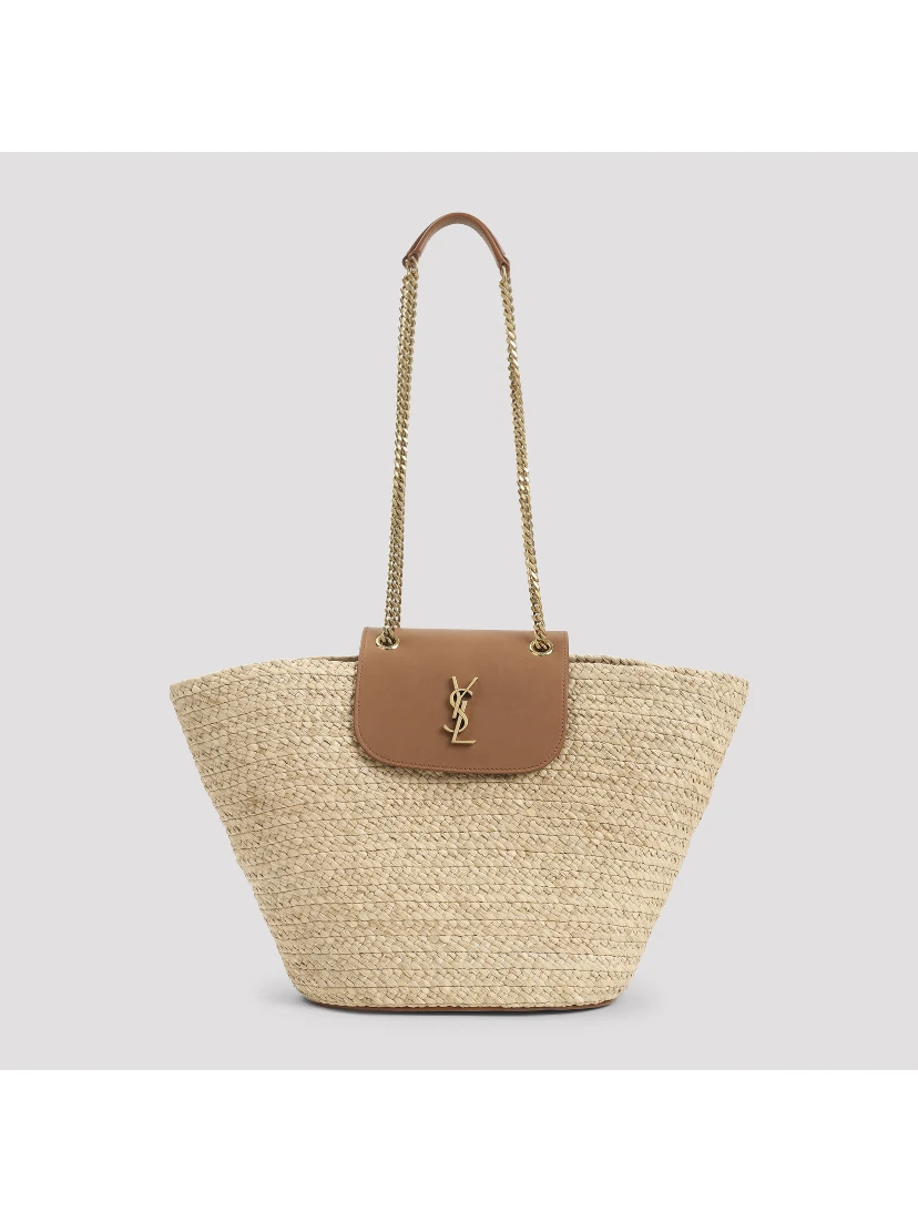 Saint Laurent Raffia Manon Bag