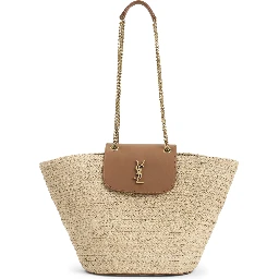 Saint Laurent Raffia Manon Bag