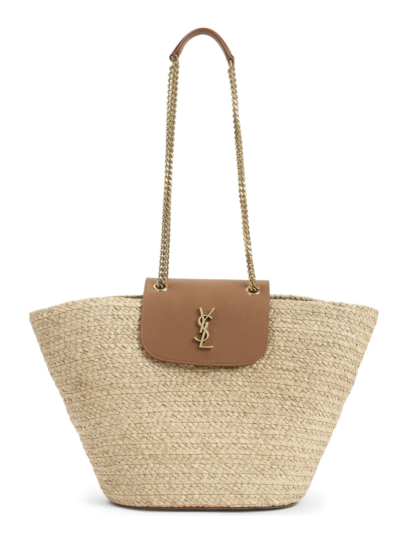 Saint Laurent Raffia Manon Bag