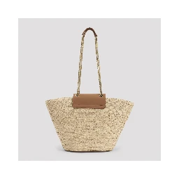 Saint Laurent Raffia Manon Bag