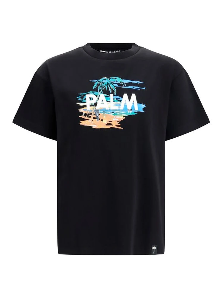 Black Cotton T-Shirt