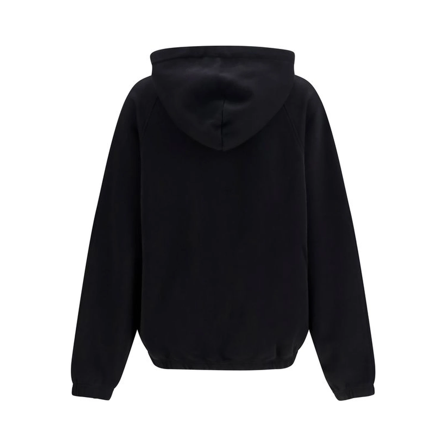 Black Cotton Sweatshirt