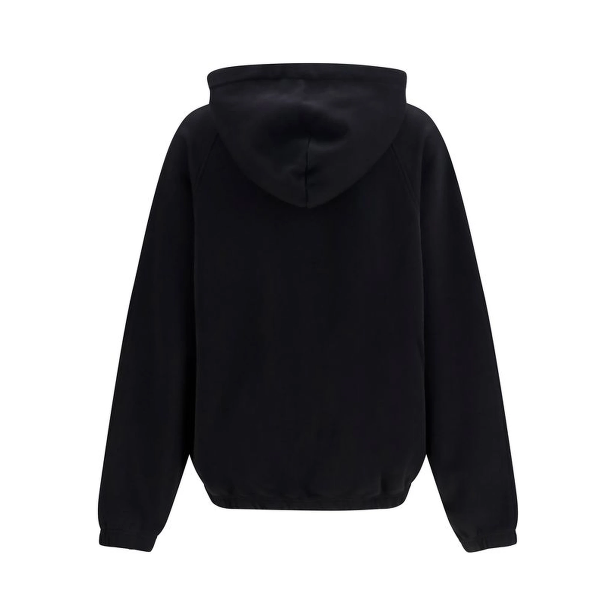 Black Cotton Sweatshirt