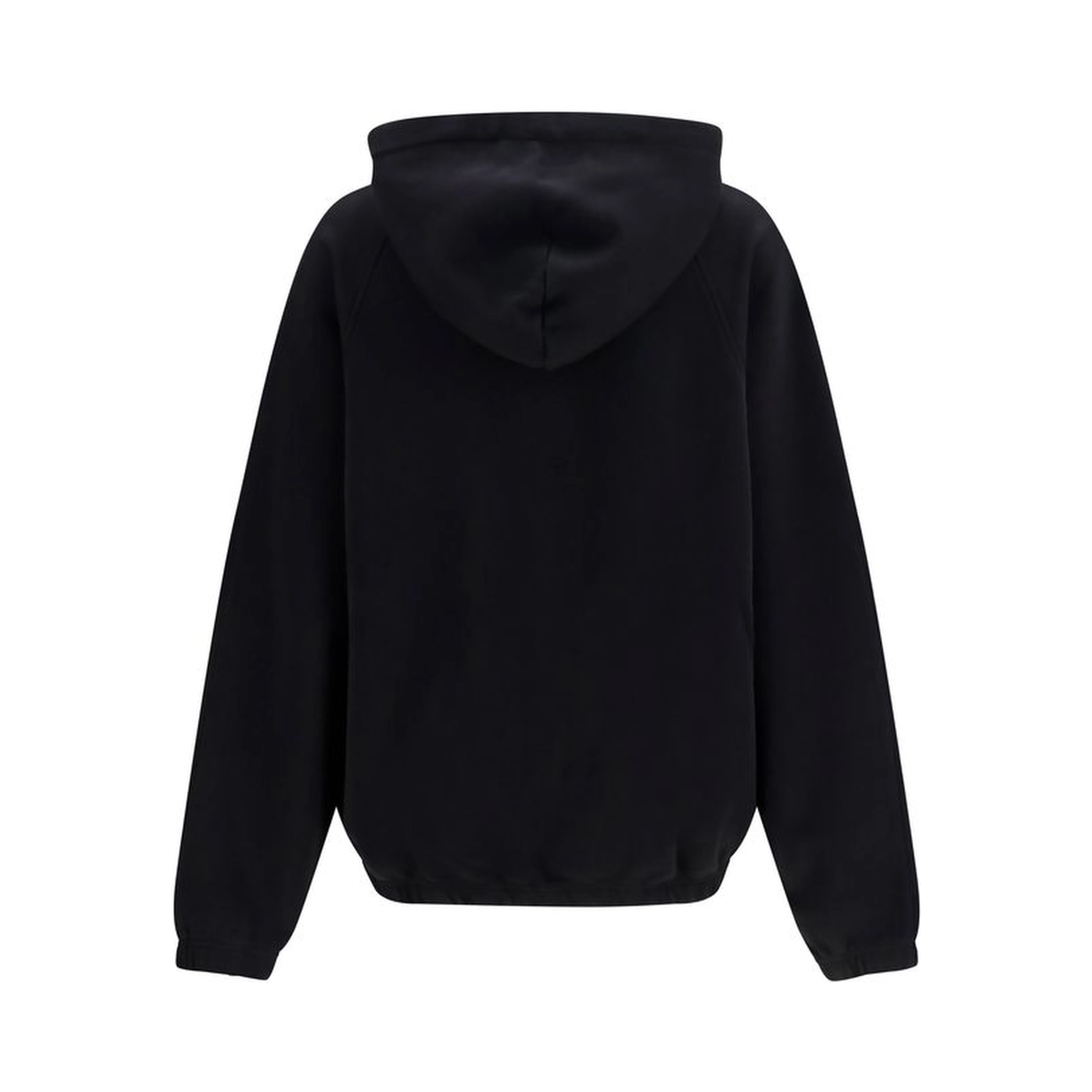 Black Cotton Sweatshirt