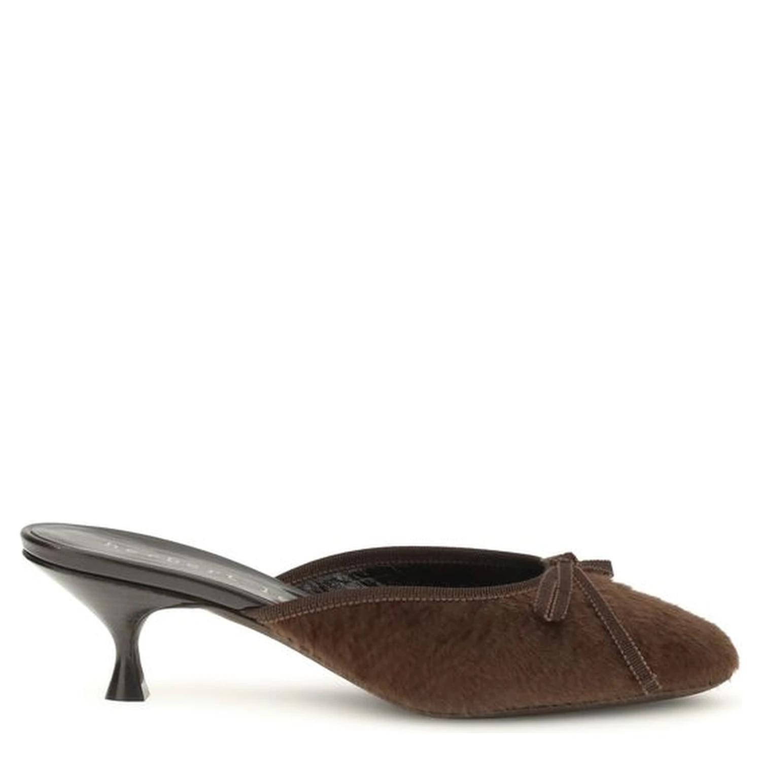 Brown Calf Leather Bos Taurus Stiletto Heel Sandals