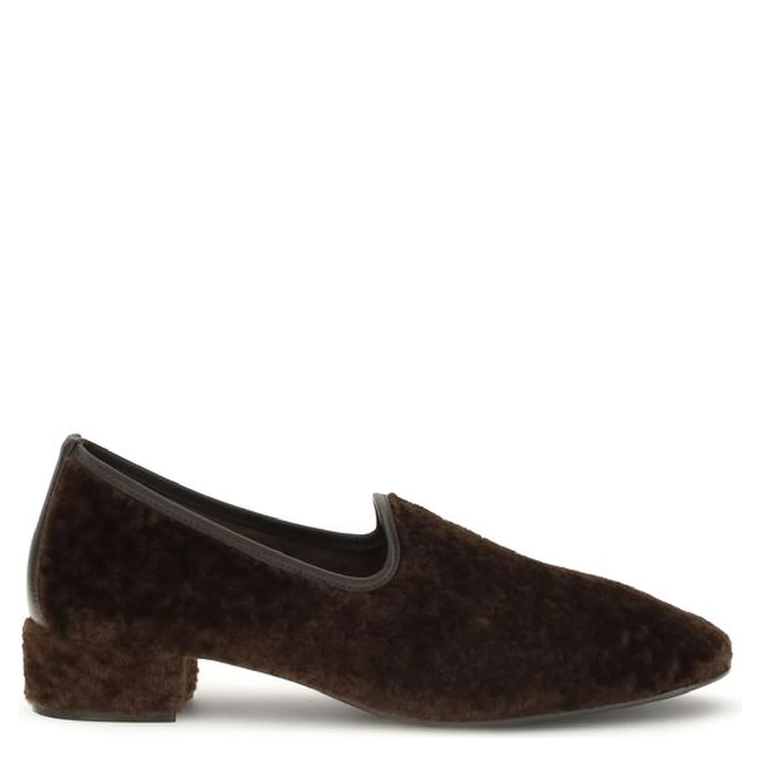 Brown Calf Leather Bos Taurus Slip-On Loafers