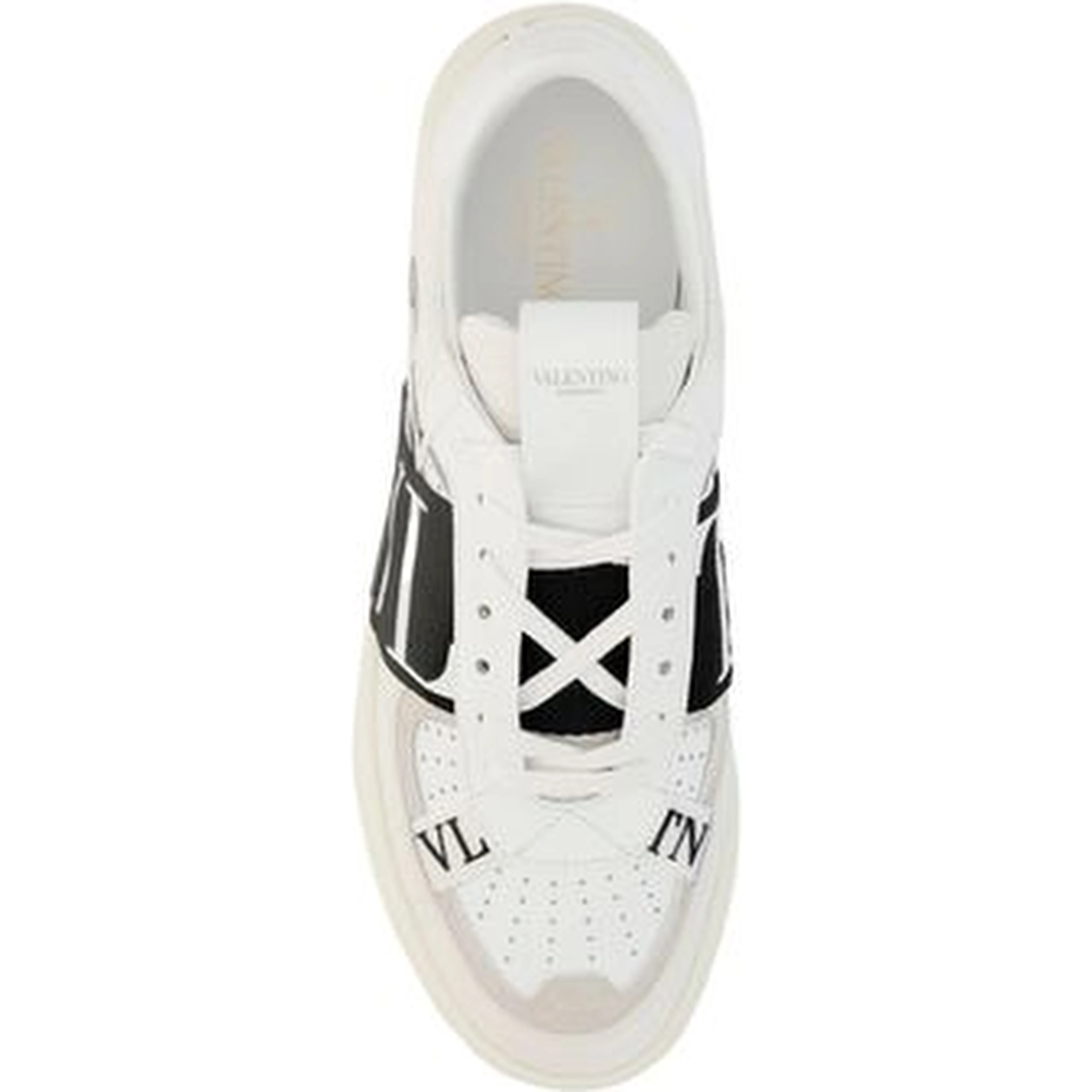 White Calf Leather Bos Taurus Athletic Sneakers
