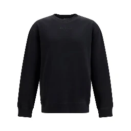 Black Cotton Sweatshirt