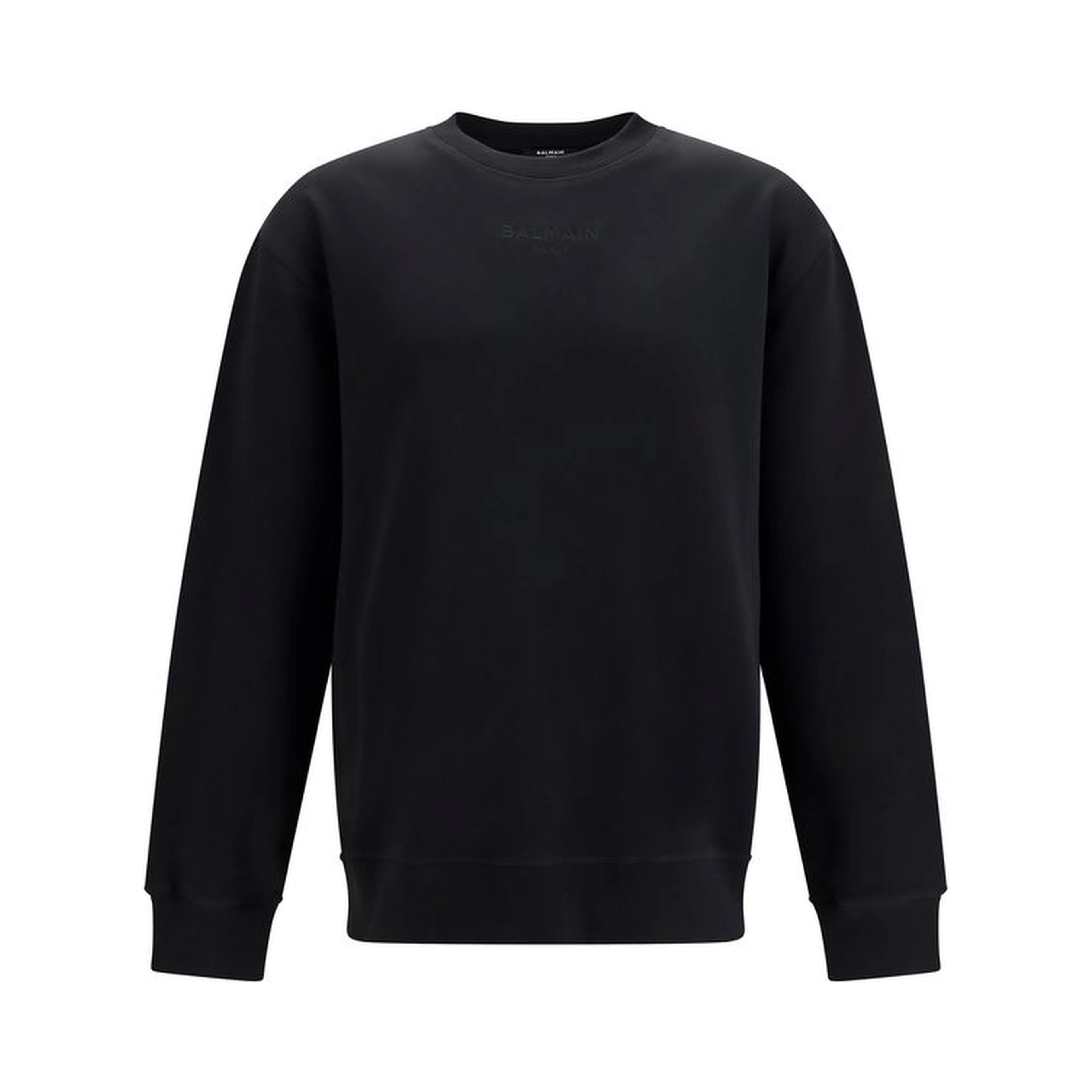 Black Cotton Sweatshirt