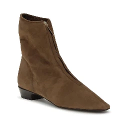 Brown Calf Leather Bos Taurus Ankle Boots