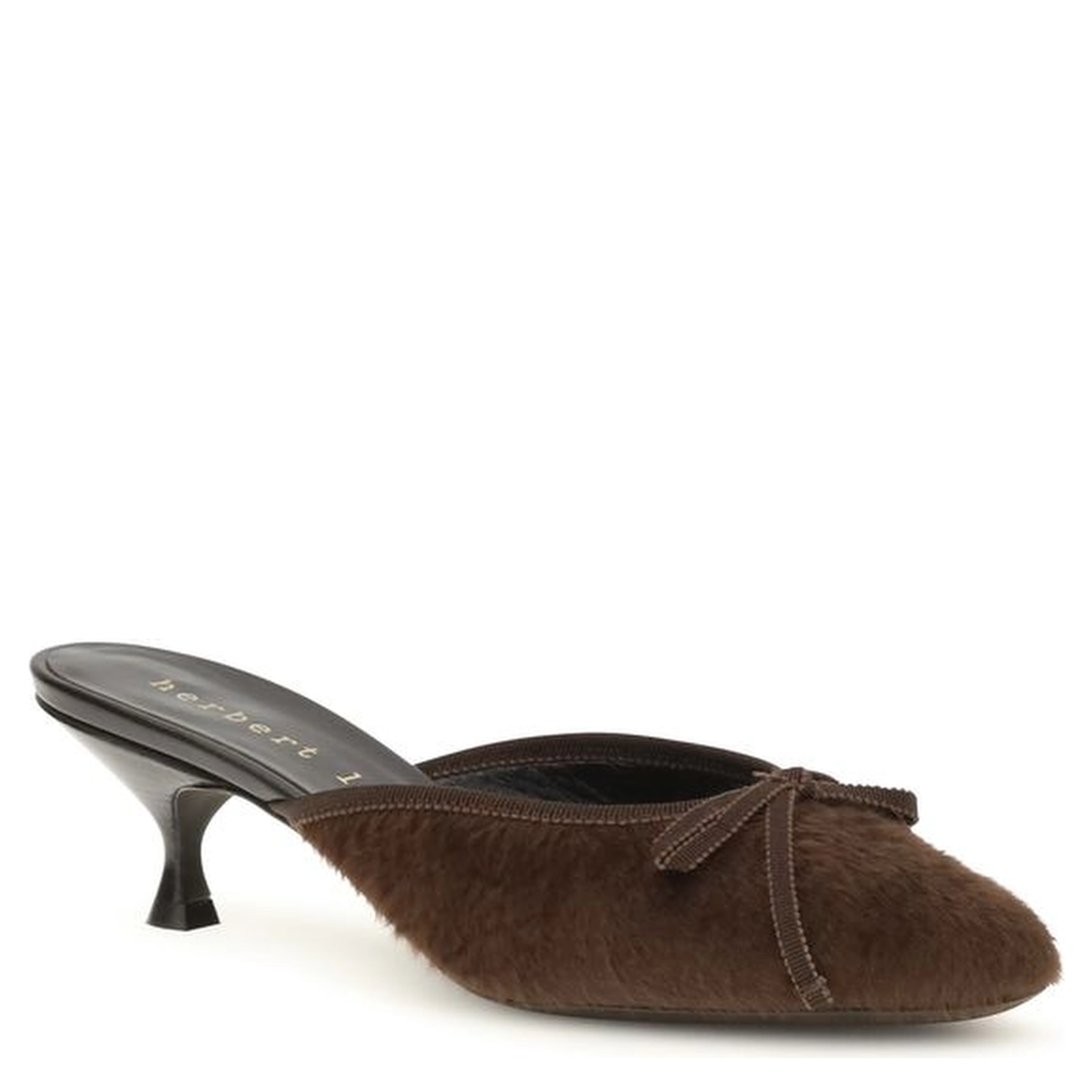 Brown Calf Leather Bos Taurus Stiletto Heel Sandals