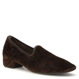 Brown Calf Leather Bos Taurus Slip-On Loafers
