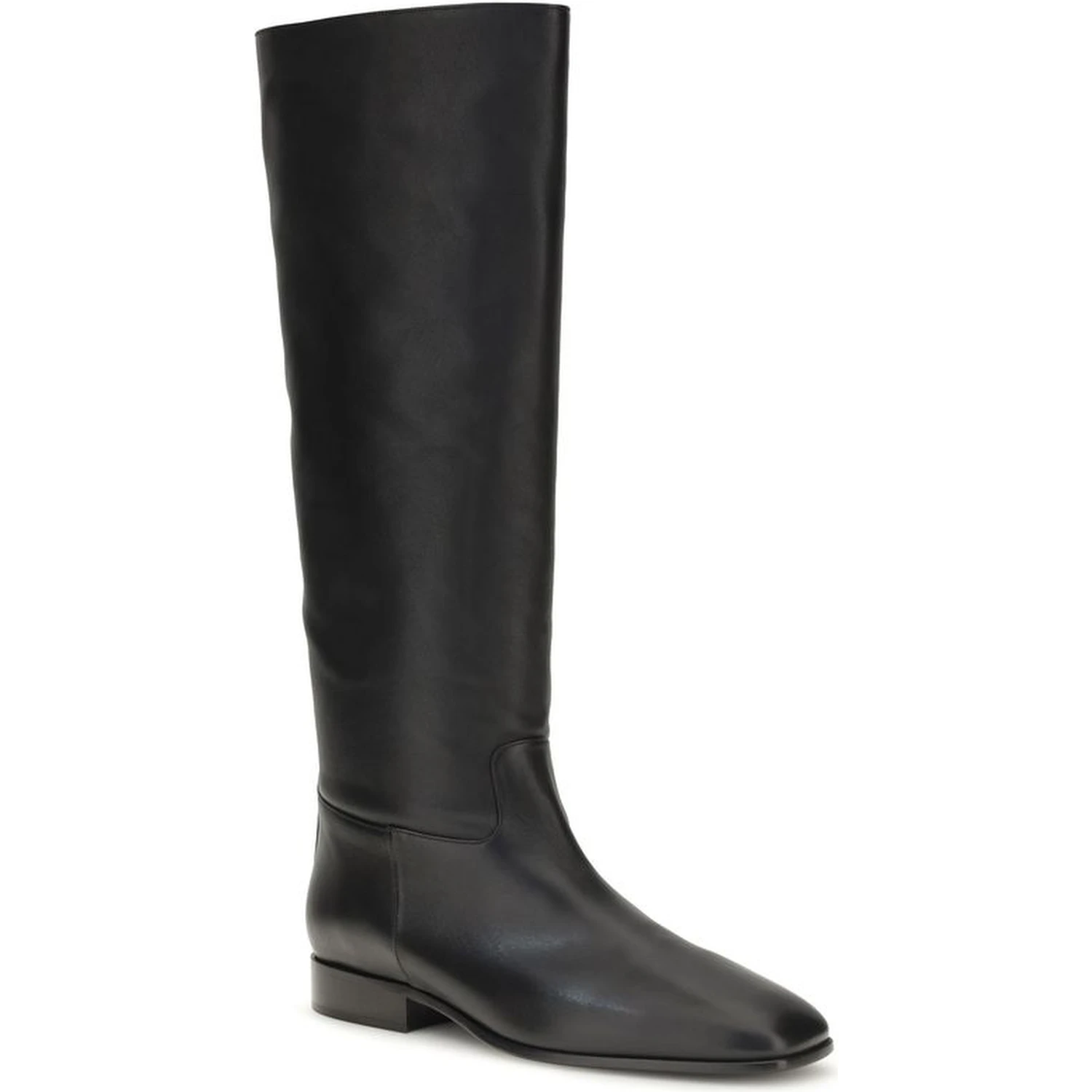 Black Calf Leather Bos Taurus Ankle Boots