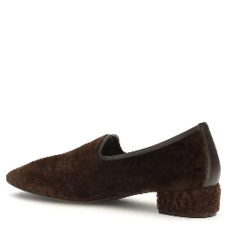 Brown Calf Leather Bos Taurus Slip-On Loafers