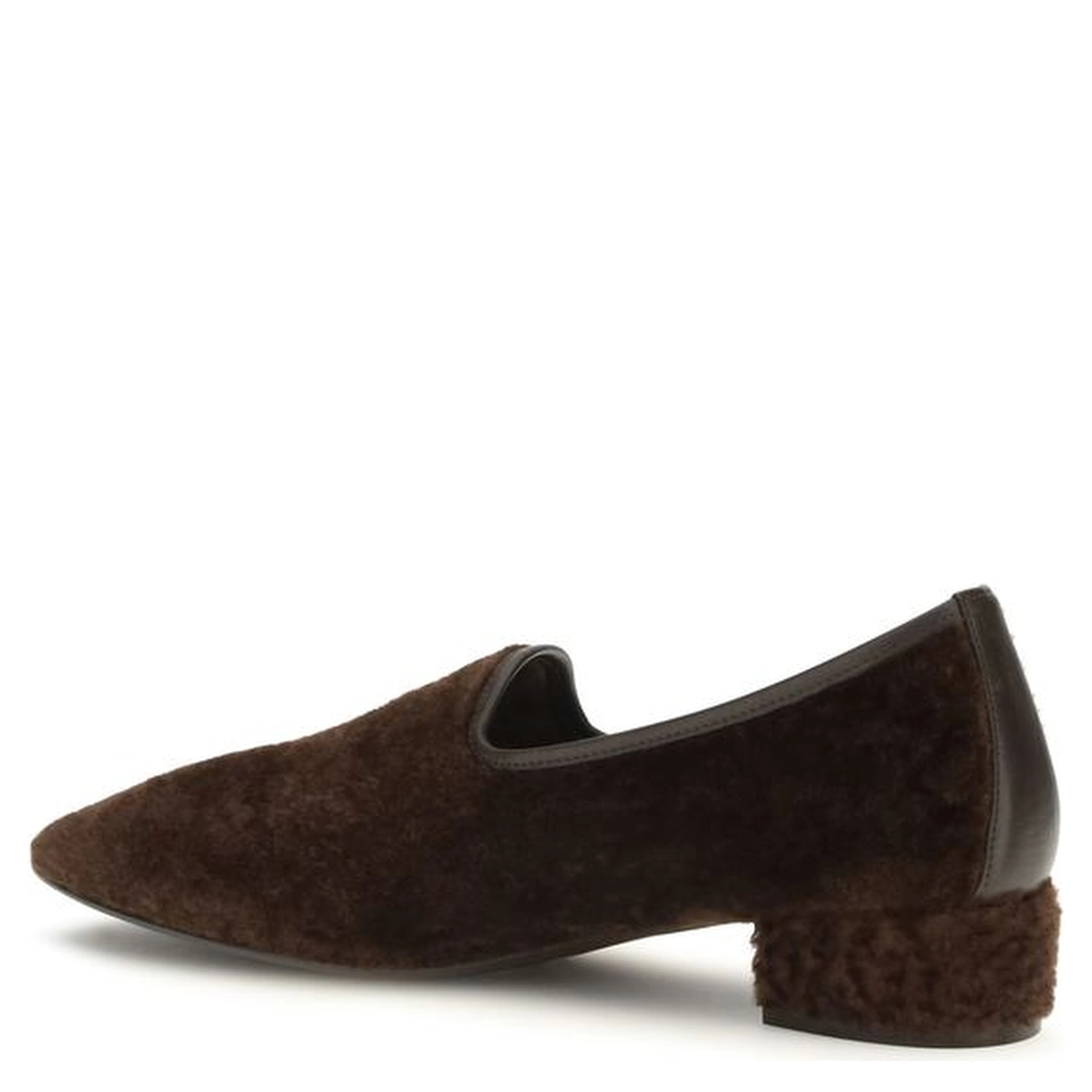Brown Calf Leather Bos Taurus Slip-On Loafers