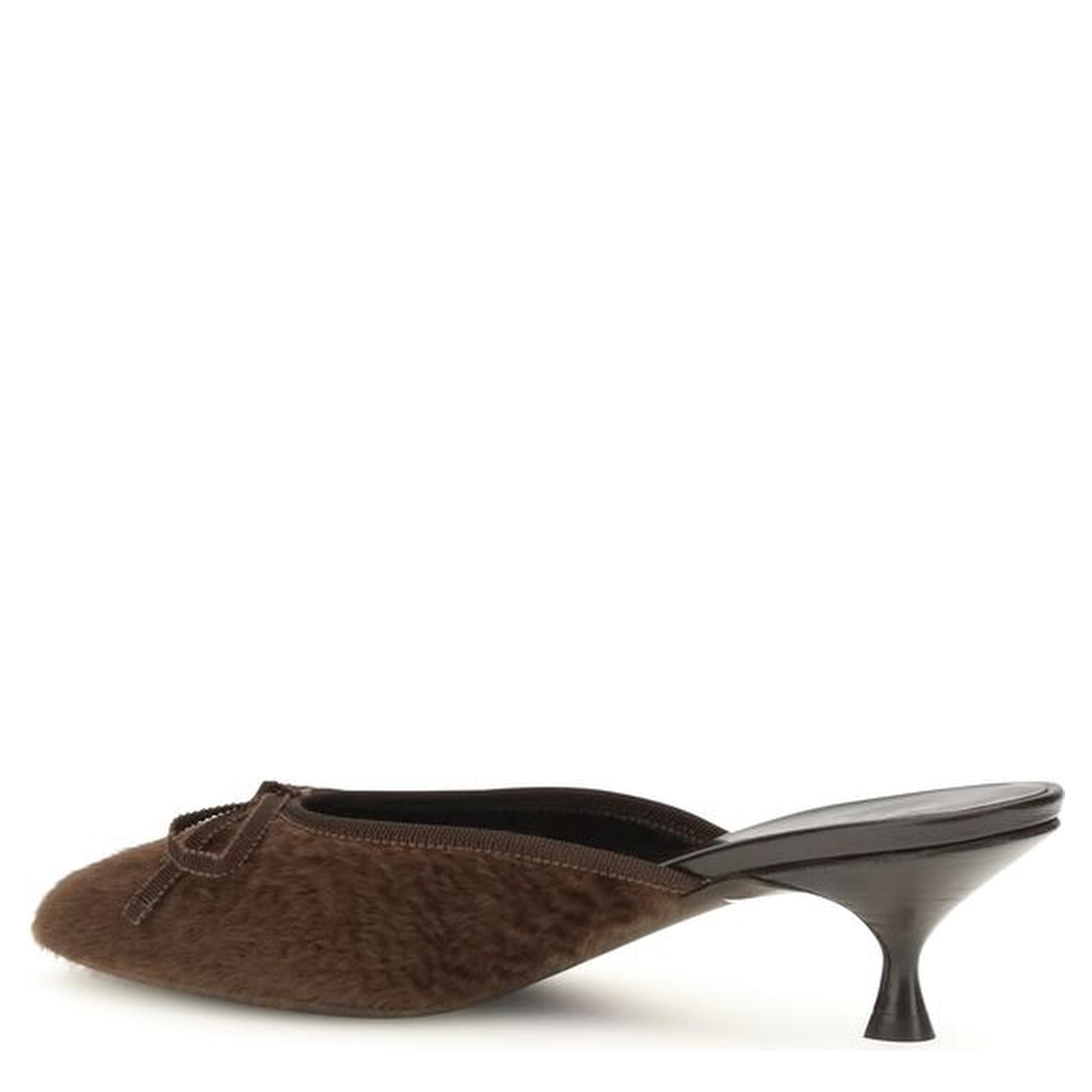 Brown Calf Leather Bos Taurus Stiletto Heel Sandals