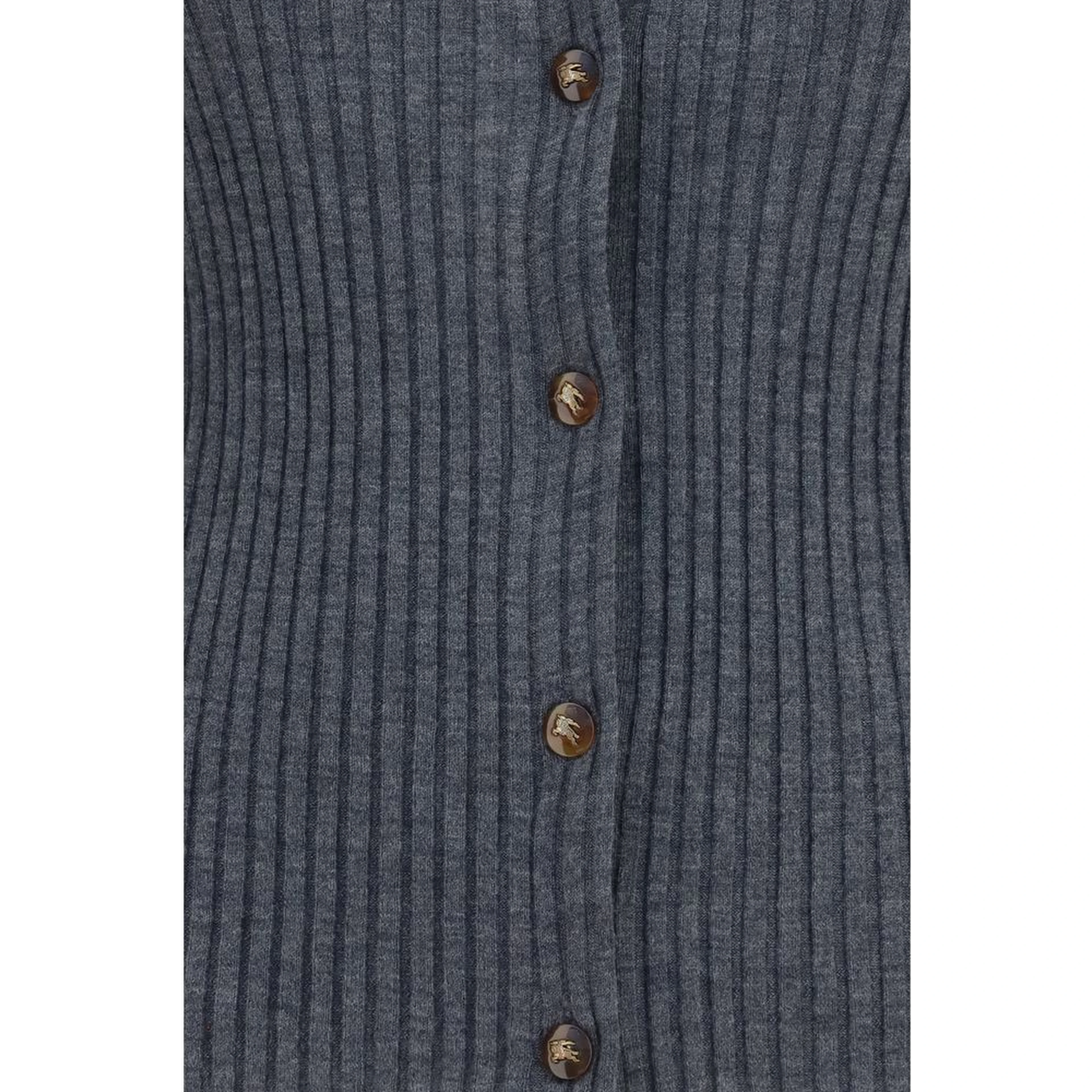 Gray Cashmere Cardigan