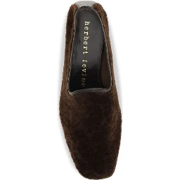 Brown Calf Leather Bos Taurus Slip-On Loafers