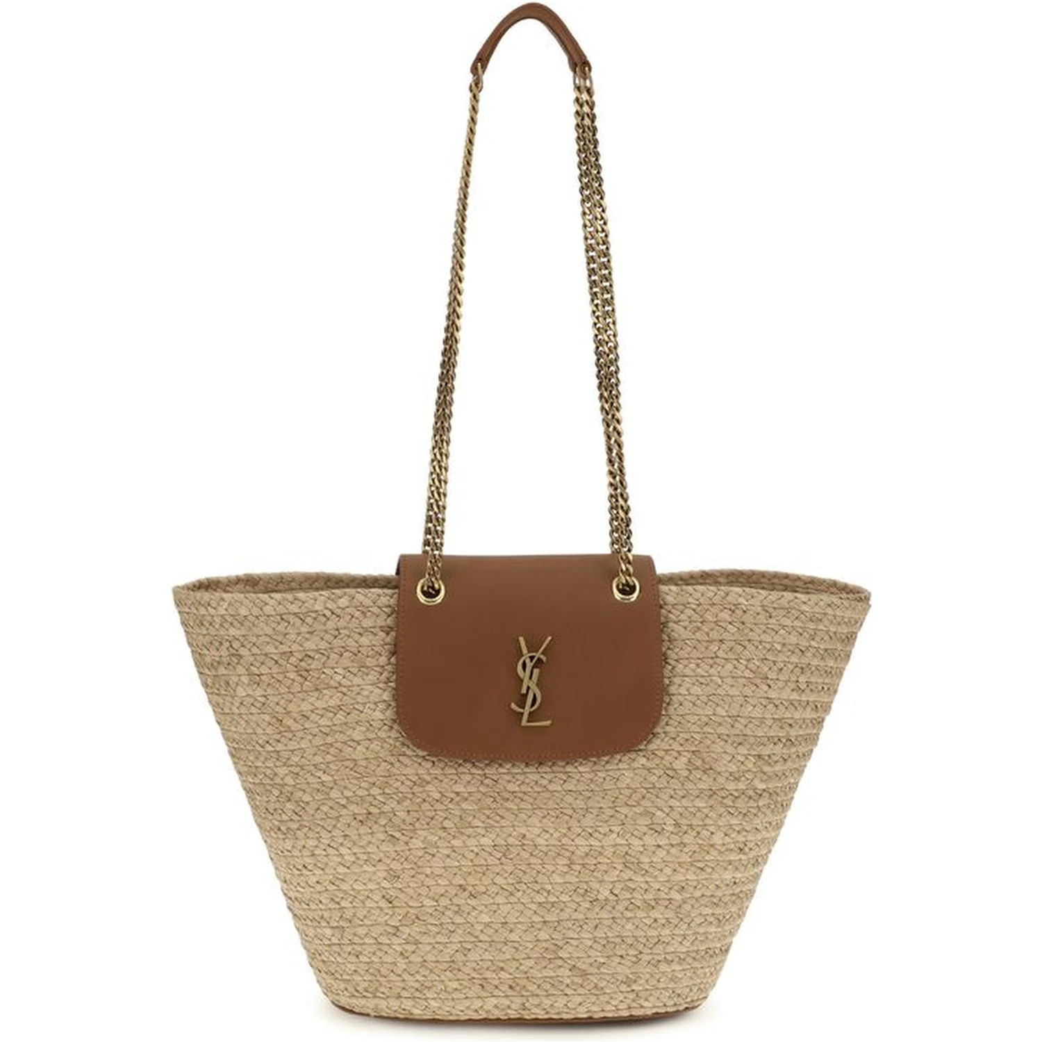 Beige Raffia Shoulder Bag
