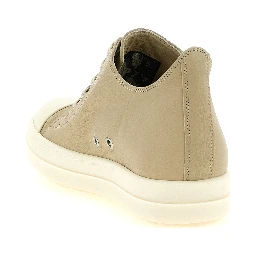 Beige Ramie Low Top Sneakers