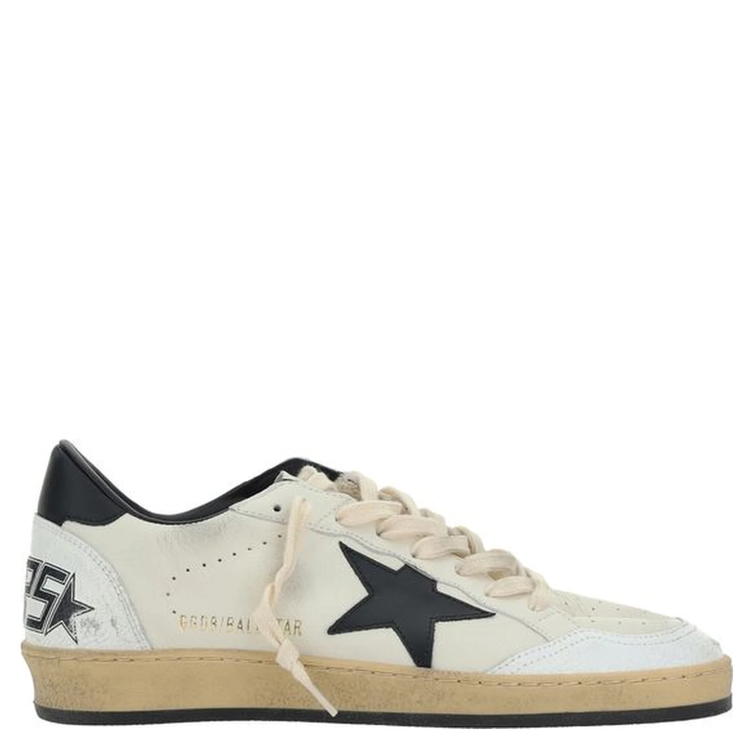 White Calf Leather Bos Taurus Low Top Sneakers