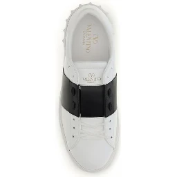 Blue Calf Leather Bos Taurus Low Top Sneakers