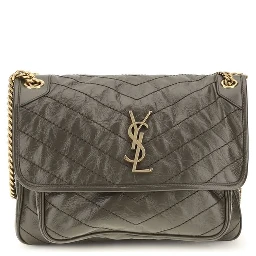Bicolor Calf Leather Bos Taurus Shoulder Bag