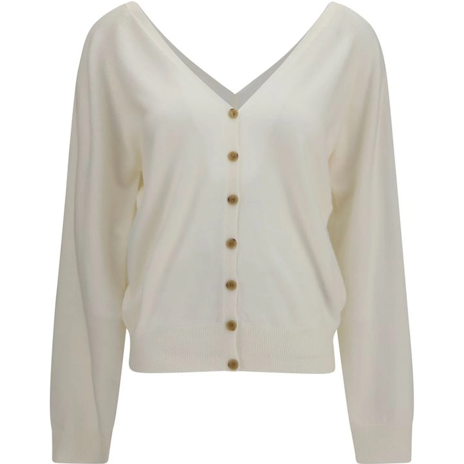 Beige Cashmere Cardigan