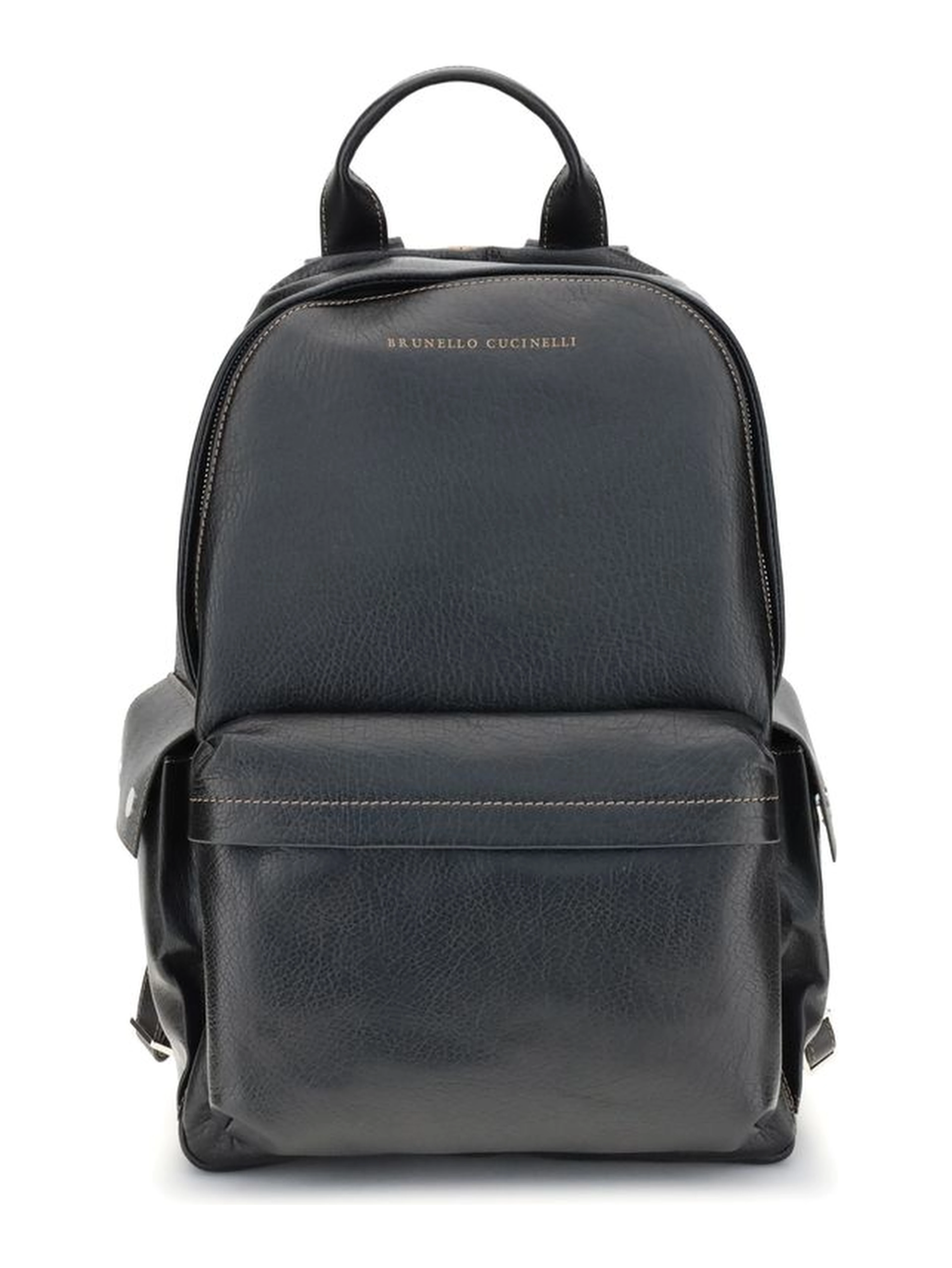 Black Calf Leather Bos Taurus Handbag