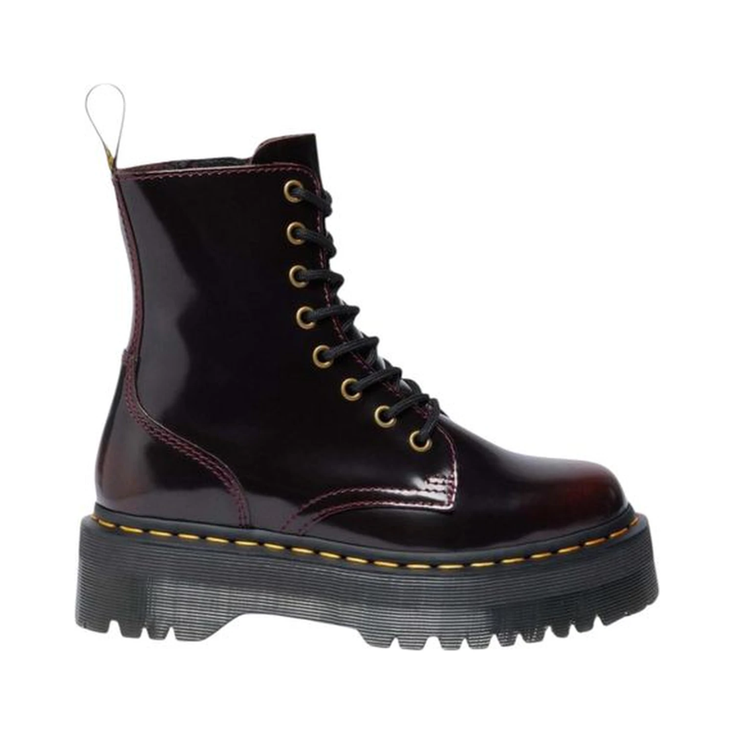 Bordeaux Leather Ankle Boots