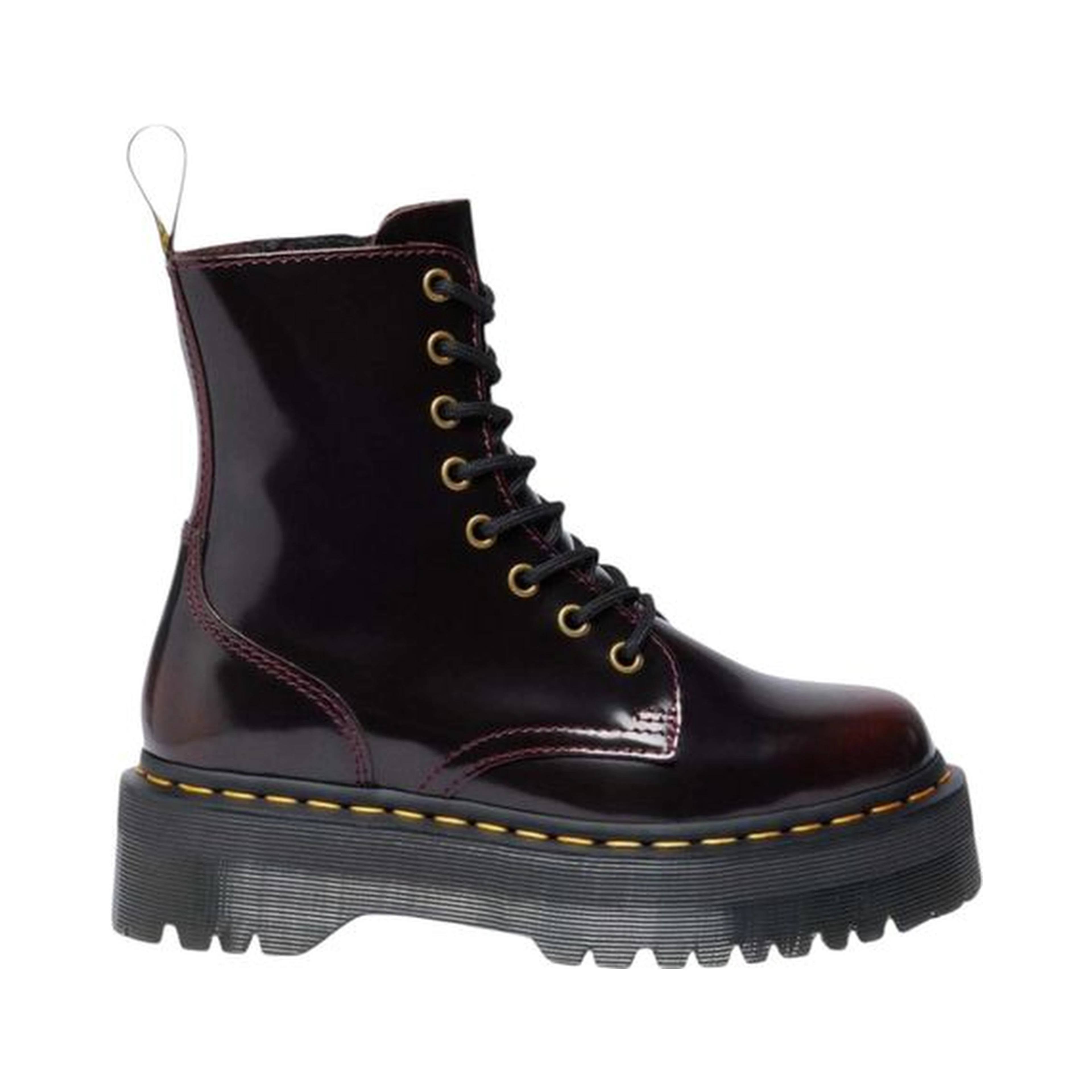 Bordeaux Leather Ankle Boots