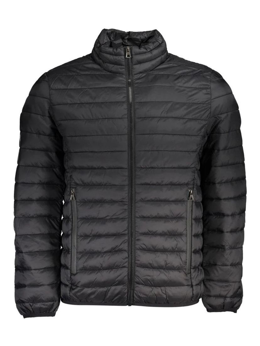 Black Polyamide Men's Jacket