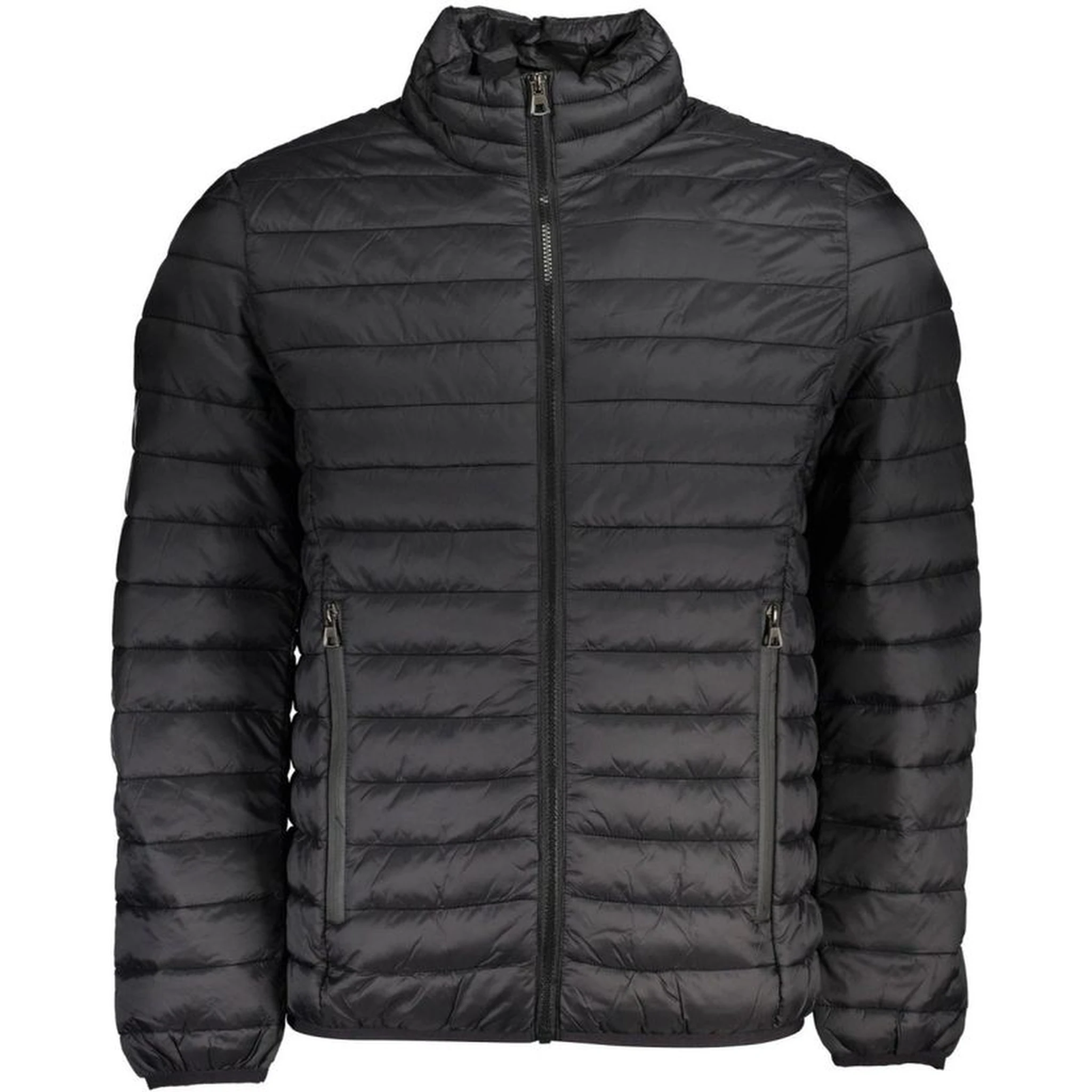 Black Polyamide Men's Jacket