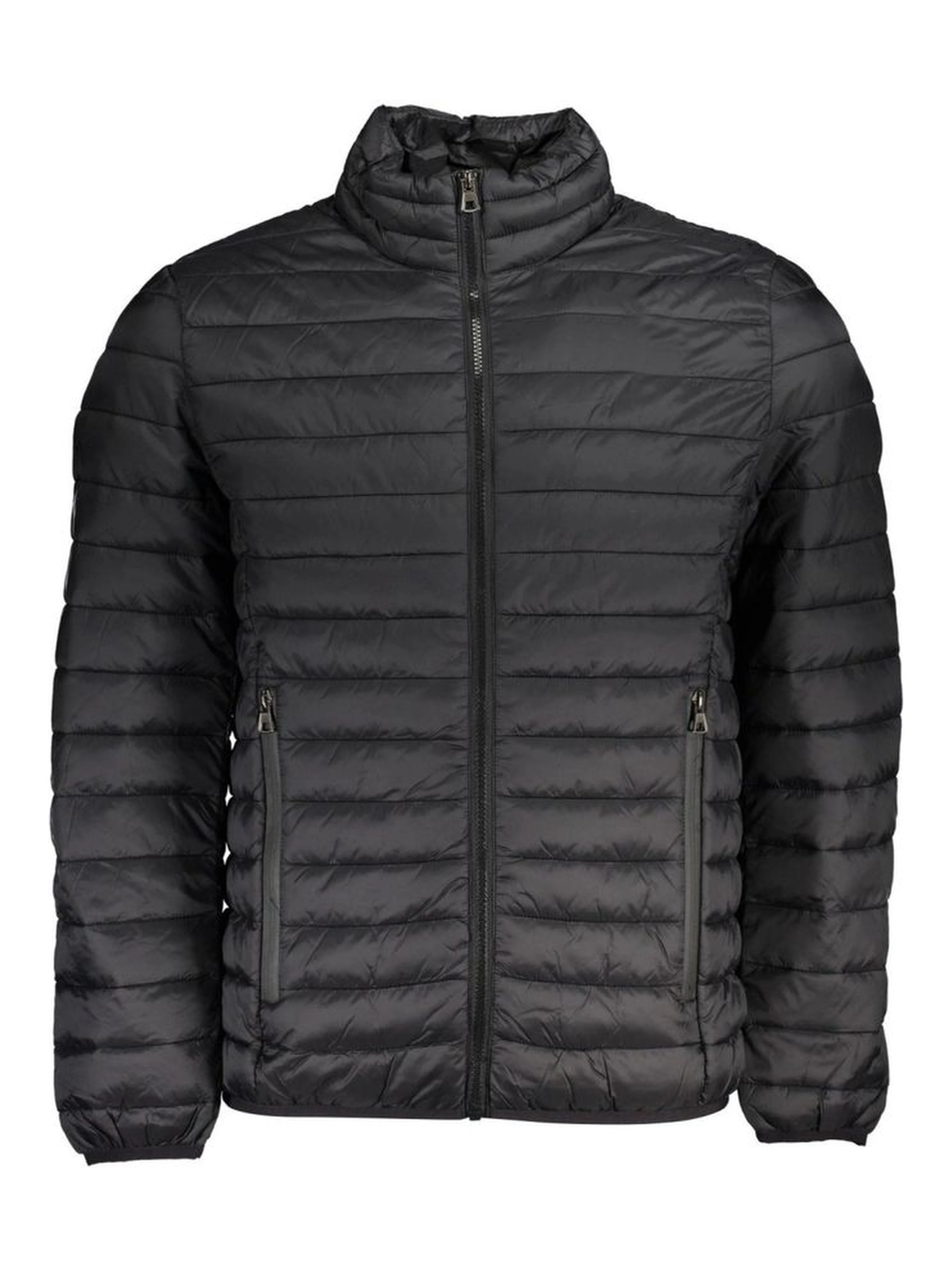 Black Polyamide Men's Jacket