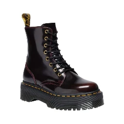 Bordeaux Leather Ankle Boots